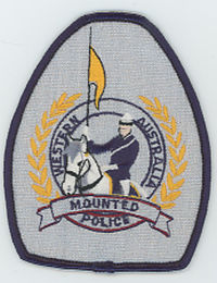 FOREIGN,AUSTRALIA,WESTERN AUSTRALIA POLICE MOUNTED 1